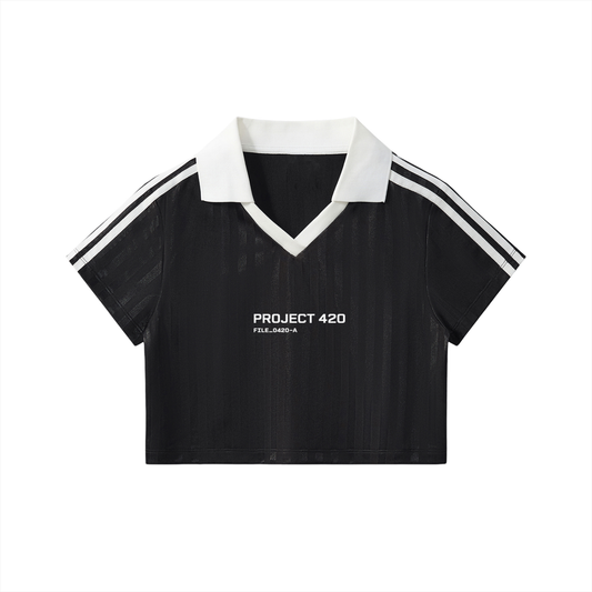Under-light Cropped Jersey